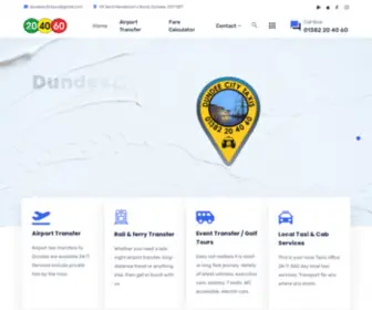 Dundeecitytaxis.com(Local Taxi & Airport Transfer Services) Screenshot