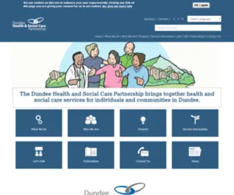 Dundeehscp.com(Dundee Health and Social Care Partnership) Screenshot