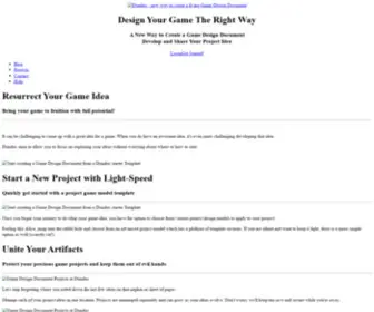 Dundoc.com(Create a Game Design Document) Screenshot