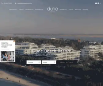 Dunebeachresort.com(Luksusowe apartamenty nad morzem Dune Beach Resort Mielno) Screenshot