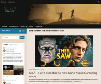 Dunenewsnet.com(Dune News Net) Screenshot