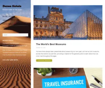 Dunes-Hotel.com(Dunes Hotels) Screenshot