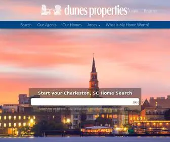 Dunesproperties.net(Charleston, SC Real Estate) Screenshot