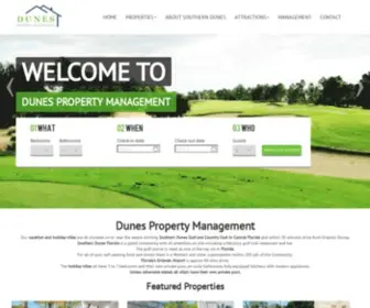 Dunespropertymanagement.com(Dunes Property Management Luxury Villas) Screenshot