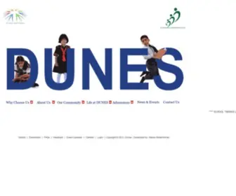 Dunesschool.net(Dunes International School) Screenshot