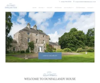 Dunfallandyhouse.co.uk(Pitlochry self catering accommodation) Screenshot