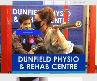 Dunfieldphysio.com(PHYSIOTHERAPY, MASSAGE AND CHIROPRACTIC) Screenshot