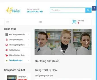 Dungcuykhoamy.com(Dụng Cụ Y Khoa Ngọc Mỹ) Screenshot