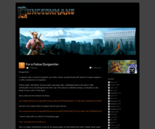 Dungeonmans.com(Dungeonmans) Screenshot