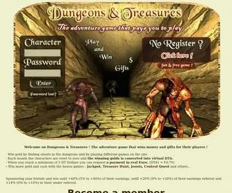 Dungeons-Treasures.com(Dungeons & Treasures) Screenshot