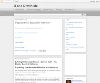 Dungeonsanddragonswithme.com(D and D with Me) Screenshot