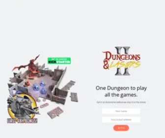Dungeonsandlasers.com(Dungeons & Lasers) Screenshot