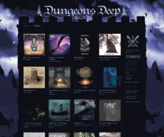 Dungeonsdeep.com(Dungeons Deep Records) Screenshot