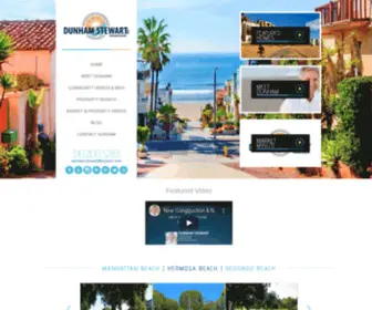 Dunhamstewart.com(Hermosa Beach) Screenshot