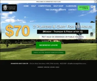 Dunhevedgolfclub.com.au(Dunheved Golf Club) Screenshot