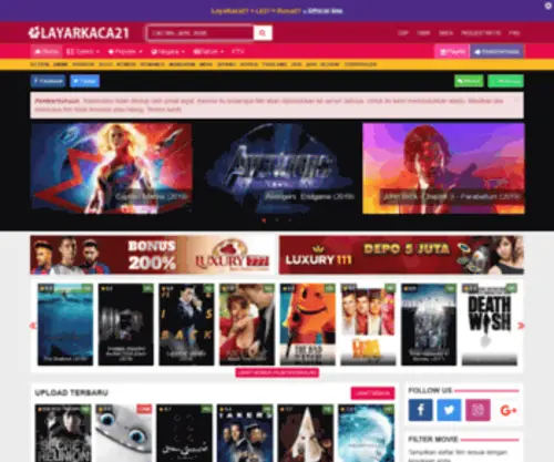 Dunia21.pw(Nonton Film Streaming Movie Layarkaca21 Lk 21 Dunia 21 Bioskop Cinema 21 Box Office Subtitle Indonesia Gratis Online Download) Screenshot