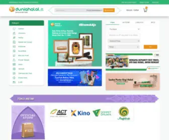 Duniahalal.com(Situs Belanja Online Halal Pertama di Indonesia) Screenshot