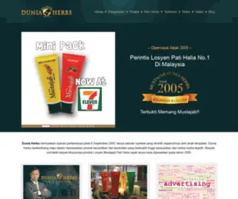 Duniaherbs.com.my(Dunia Herbs) Screenshot