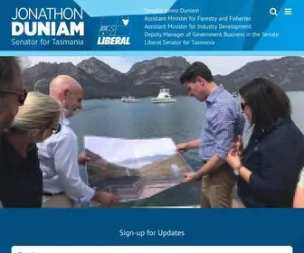 Duniam.com.au(Senator Jonathon Duniam) Screenshot