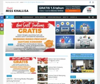 Duniamisskhallisa.com(Just another WordPress site) Screenshot