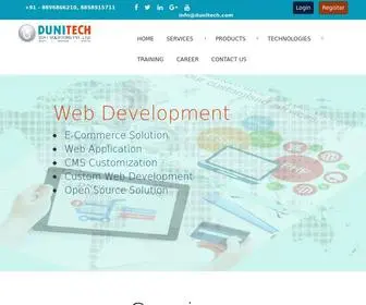 Dunitech.com(Dunitech Soft Solutions Pvt. Ltd) Screenshot