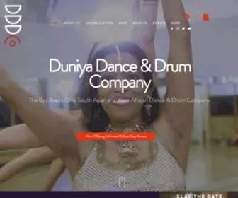 Duniyadance.com(Take a Lesson in San Francisco with Duniya Dance & Drum Company) Screenshot