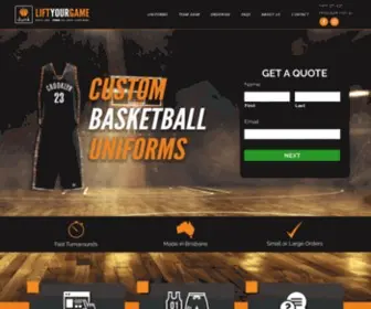 Dunk.com.au(Custom Basketball Jerseys & Uniforms) Screenshot