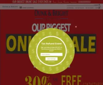 Dunkandbright.com(Dunk & Bright Furniture) Screenshot