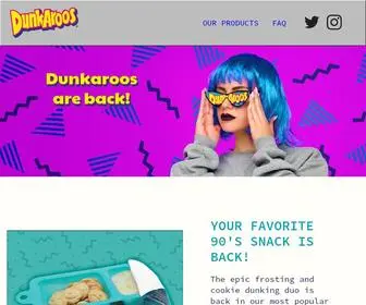 Dunkaroos.com(Your Favorite 90s Nostalgic Snack is Back) Screenshot