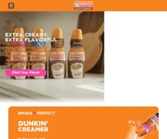 Dunkincreamer.com(Dunkin’®) Screenshot