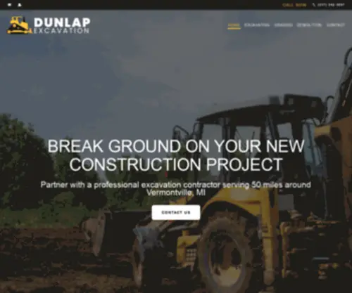 Dunlapexcavation.com(Dunlapexcavation) Screenshot