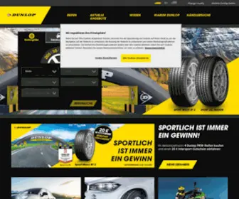 Dunlop.de(Dunlop Homepage) Screenshot