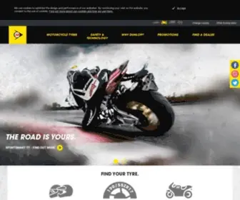 Dunlopmotorcycle.com(Motorcycle and Scooter Tyres) Screenshot