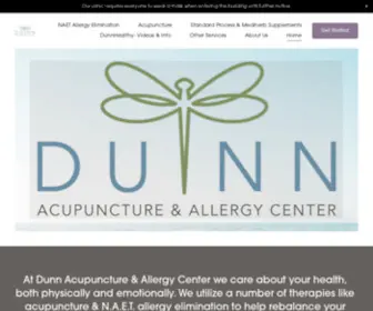 Dunnallergyrelief.com(DUNN ACUPUNCTURE & ALLERGY CENTER) Screenshot