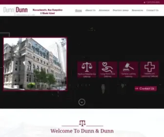 Dunnanddunn.com(Boston Law Firm) Screenshot