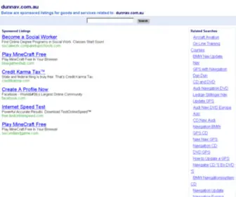 Dunnav.com.au(Dunn Aviation Australia) Screenshot