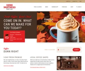 Dunnbros.com(Dunn Brothers Coffee) Screenshot