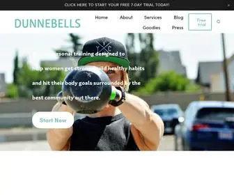 Dunnebells.com(Online Personal Fitness Coach) Screenshot