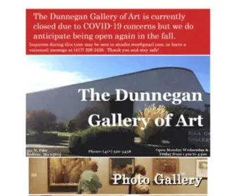 Dunnegangallery.org(The Dunnegan Gallery of Art) Screenshot