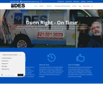 Dunnelectric.us(Dunn Electrical Service) Screenshot