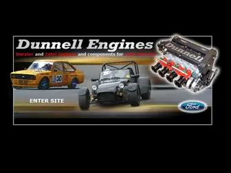 Dunnellengines.com(Dunnell Engines Duratec and Zetec Engines and Components for Road and Race) Screenshot