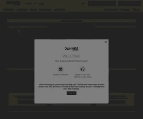 DunnesStoresgrocery.com(Dunnes Stores Grocery) Screenshot