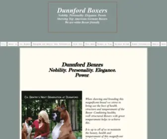 Dunnfordboxers.com(Home) Screenshot