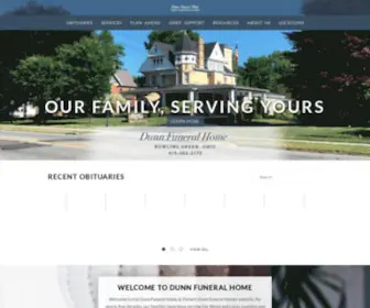 Dunnfuneralhome.com(Dunn Funeral Home) Screenshot