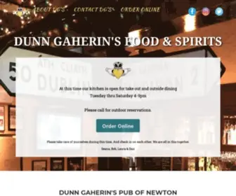 Dunngaherins.com(Dunn-Gaherin's Food and Spirits) Screenshot