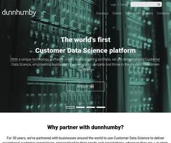 Dunnhumby.com(Helping retailers) Screenshot