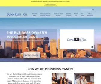 Dunnrush.com(Dunn Rush & Co is a Boston based Sell) Screenshot