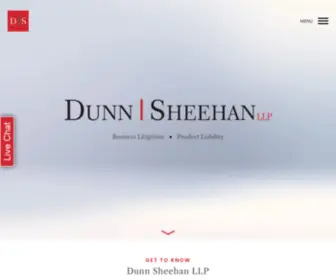 Dunnsheehan.com(Dallas Civil Trial Attorneys) Screenshot