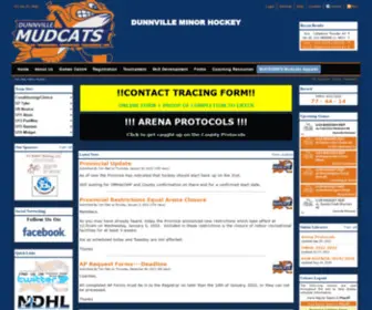 Dunnvilleminorhockey.com(Dunnville Minor Hockey) Screenshot