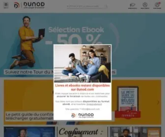 Dunod.com(Livres en sciences et techniques) Screenshot